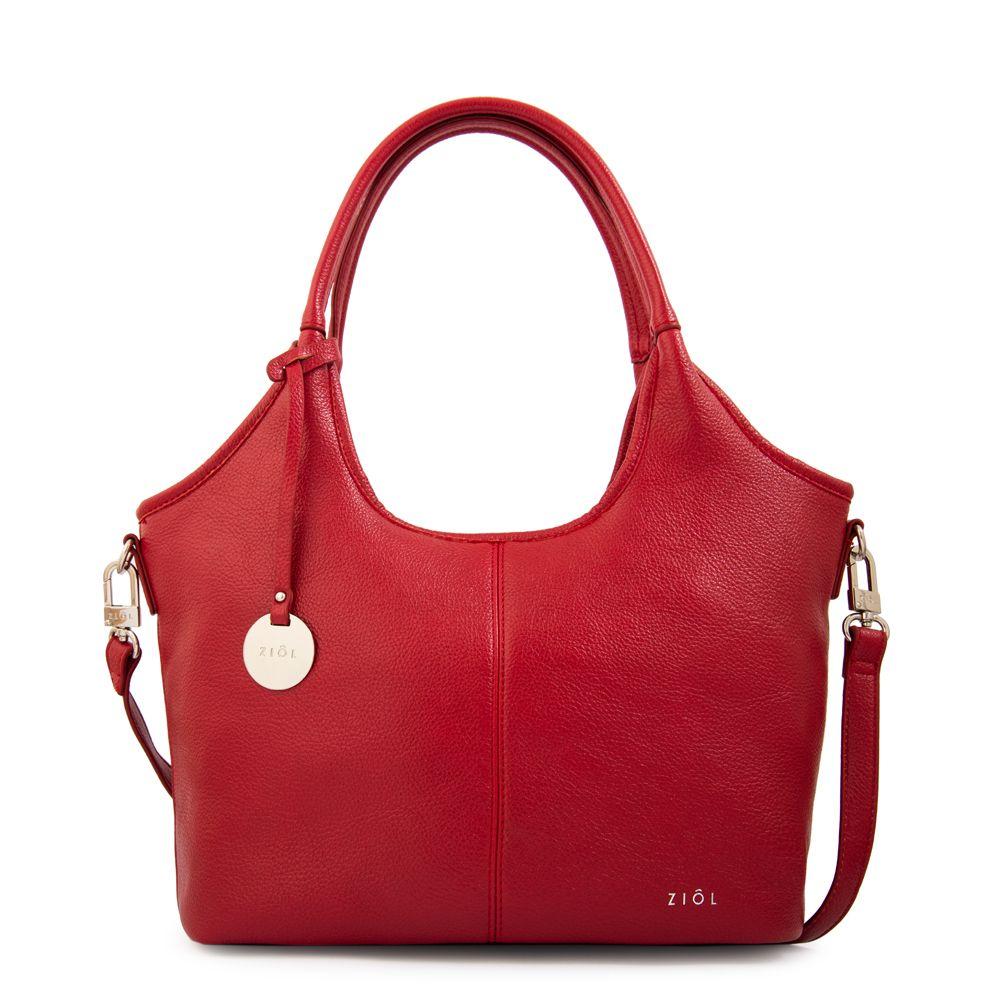 Cartera tote noelia grande rojo oscuro-0