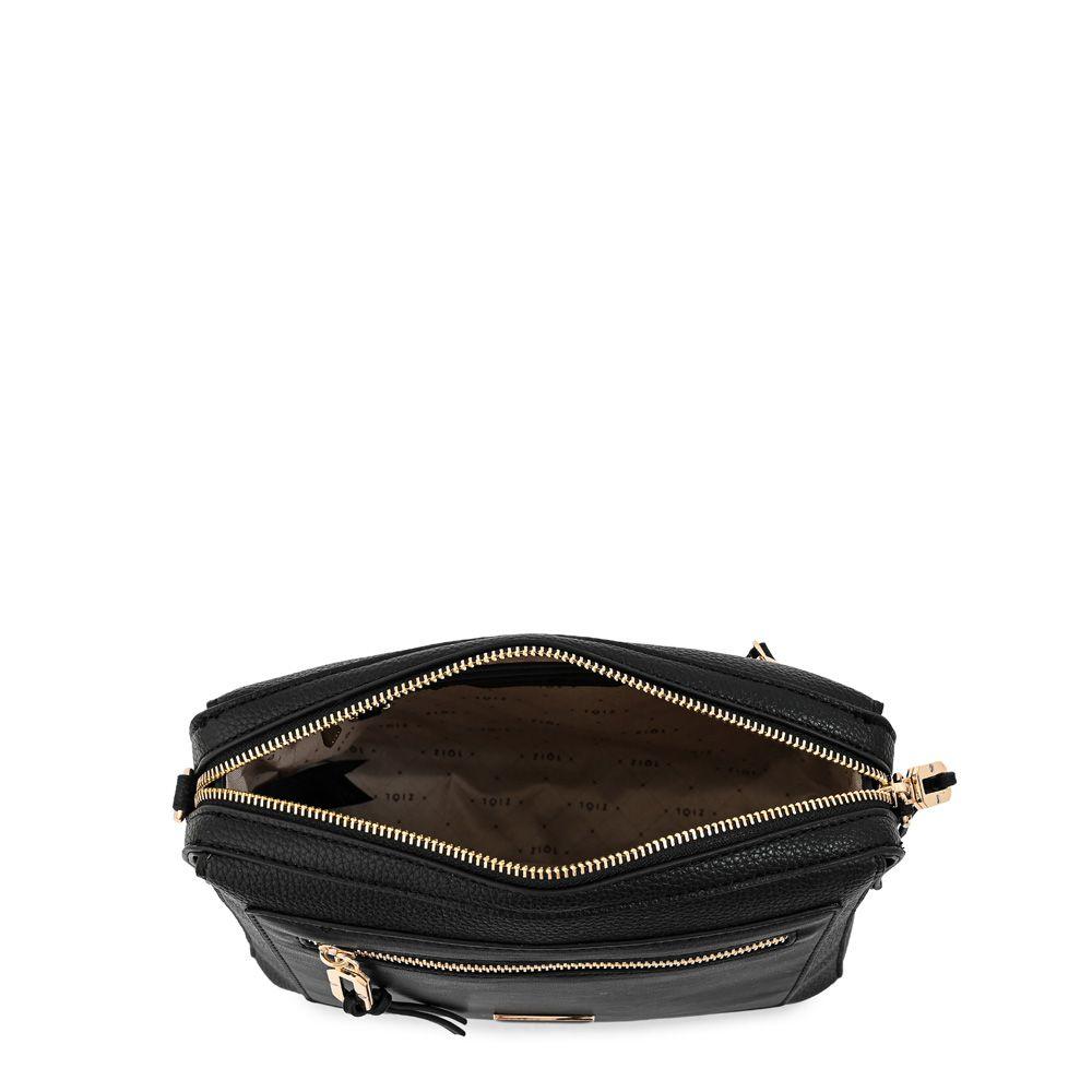 Cartera bandolera mediana zia negro-3