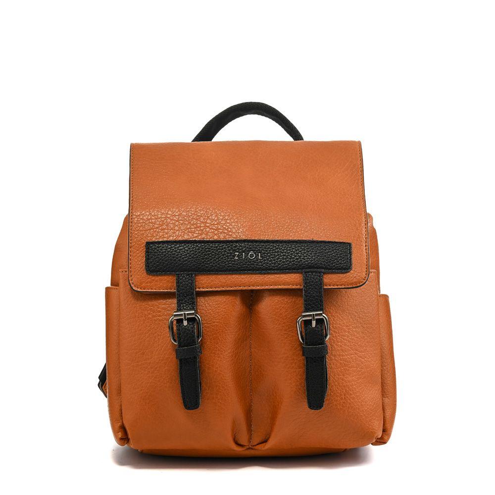 Mochila con tapa mediana aitina camel-0