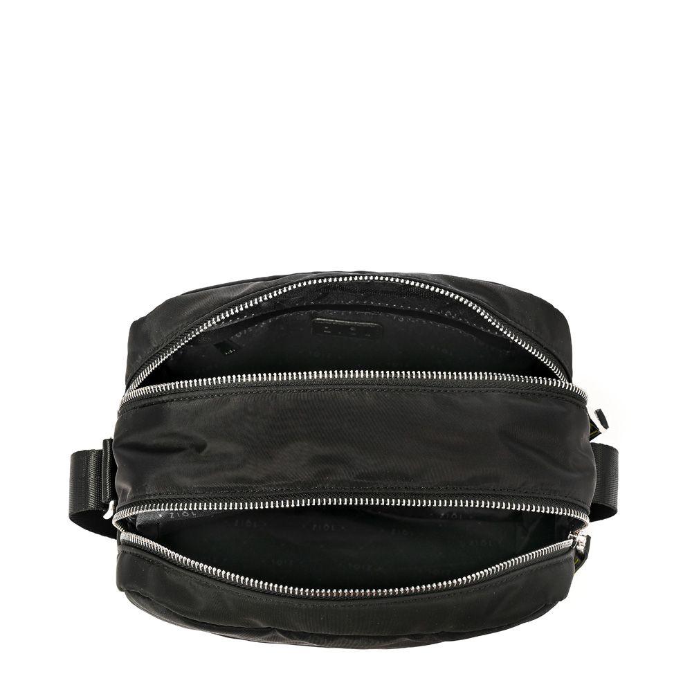 Cartera bandolera mediana puffy negro-3