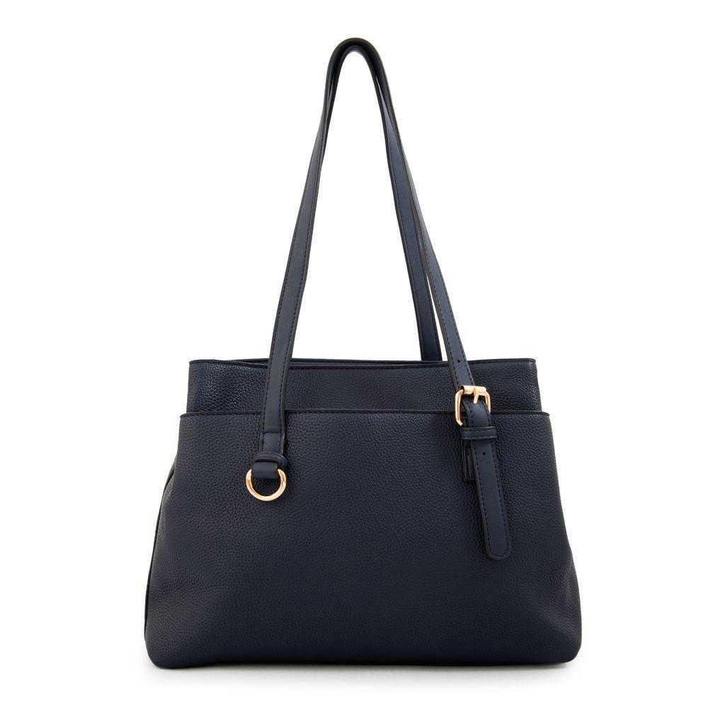 Cartera tote ludovica mediana azul oscuro-2