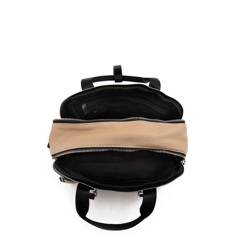 Cartera bandolera grande dorina beige-3