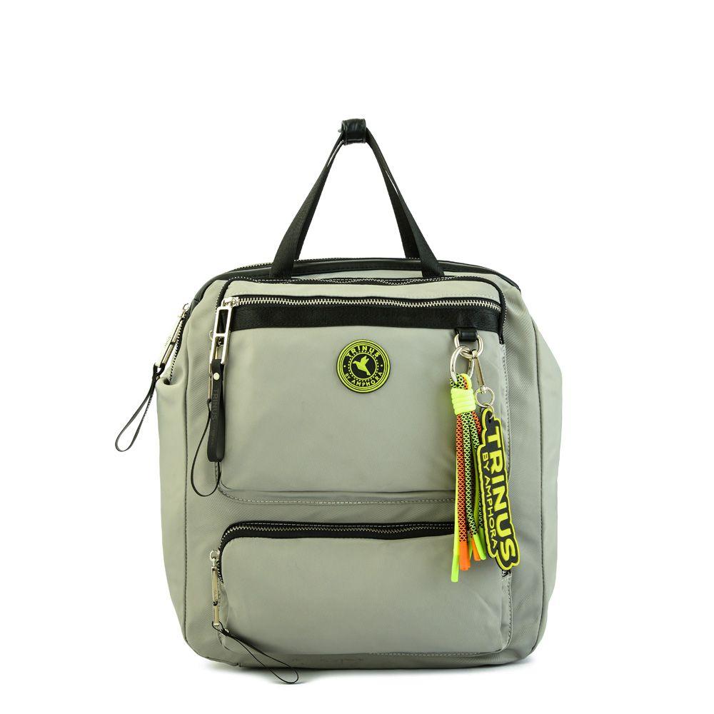Assane mochila porta notebook grande gris-0