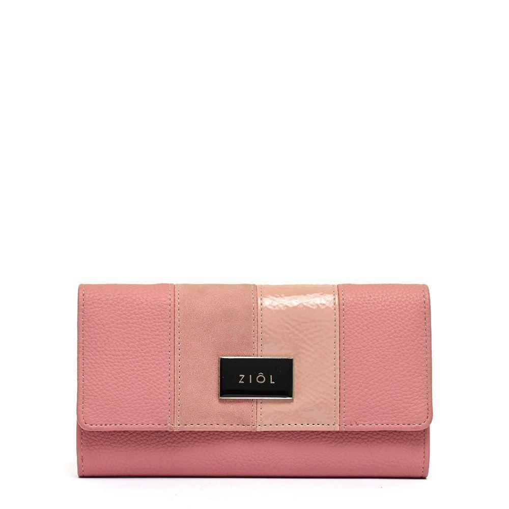 Billetera Ziol Grande Pample Rosado-1