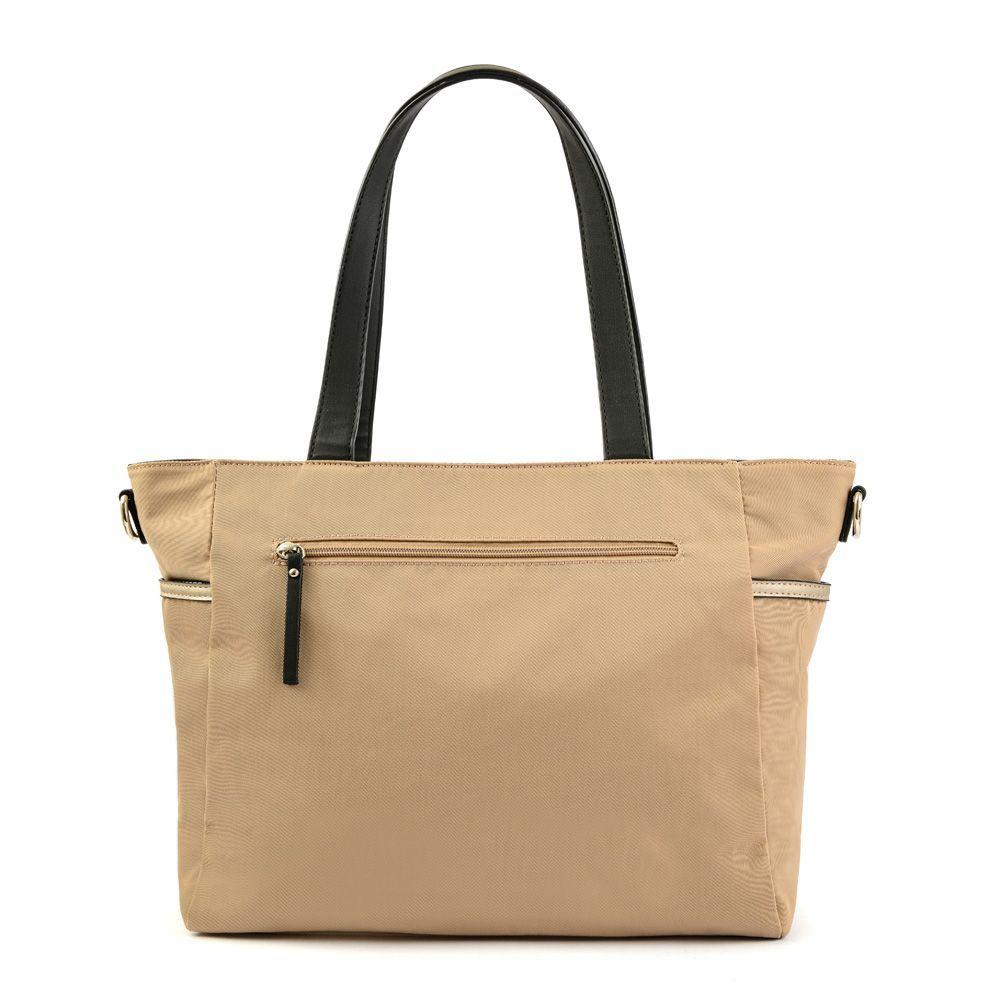 Zuzu Cartera Dos Asas Beige-2