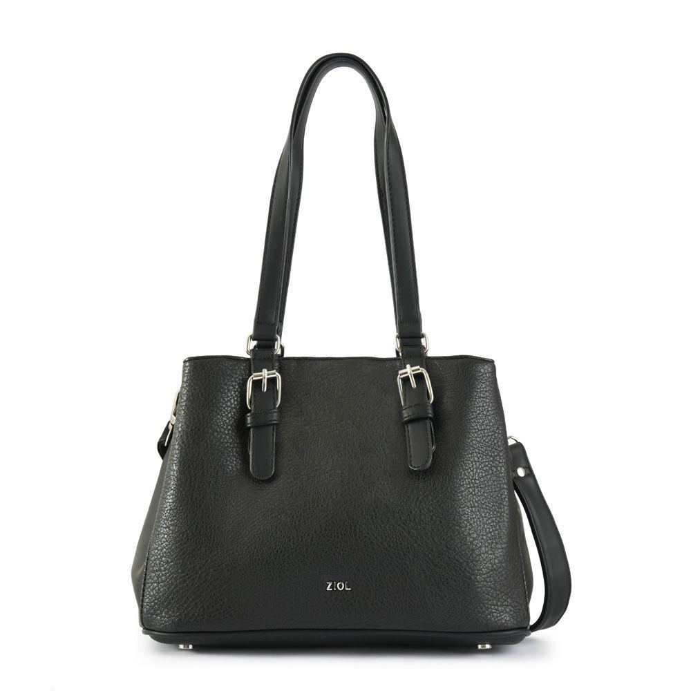 Cartera dos asas pequeña marit negro-0