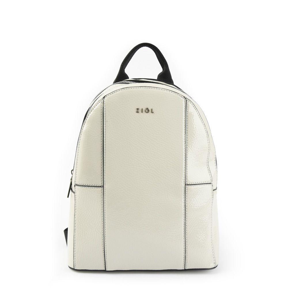 Mochila mediana baci blanco crudo-0