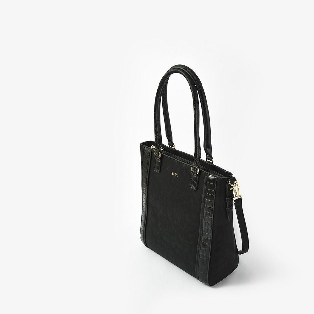 Verdana Cartera Tipo Dos Asas Shopping Negro-1