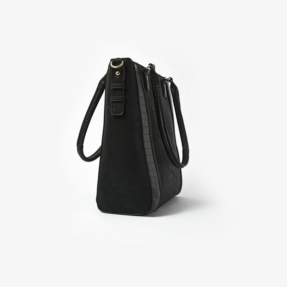 Verdana Cartera Tipo Dos Asas Shopping Negro-2