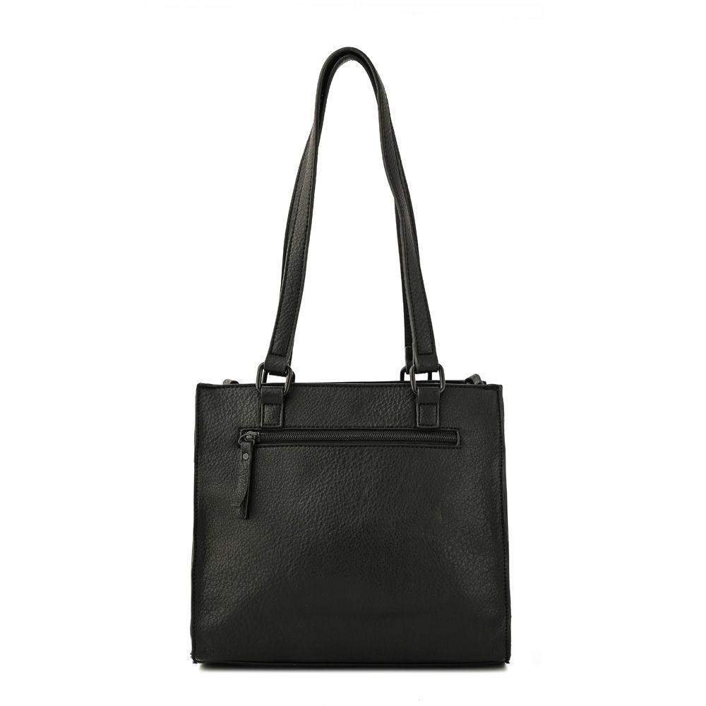 Mochila con tapa pequeña raina negro especial-2