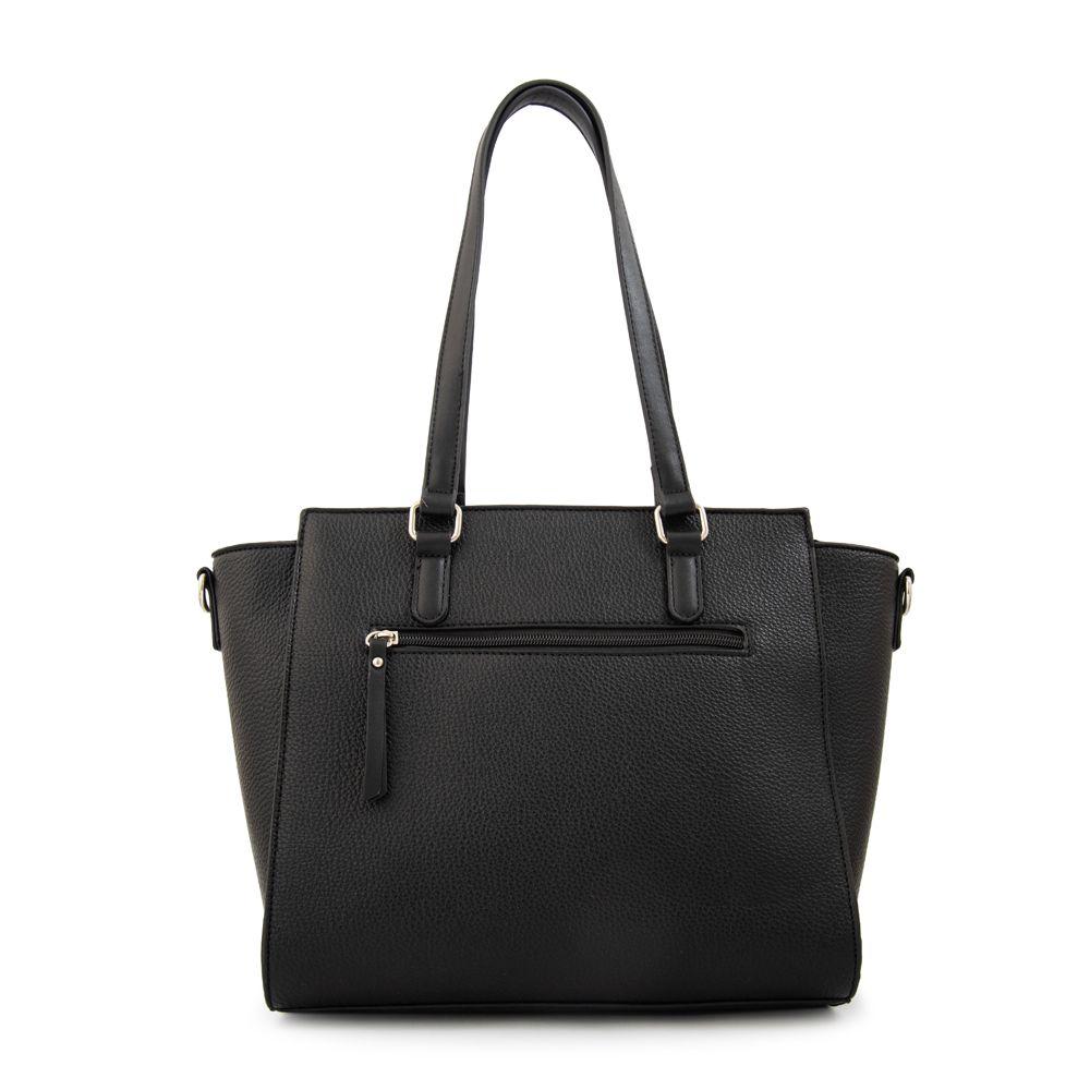 Cartera tote tres divisiones penny negro-2