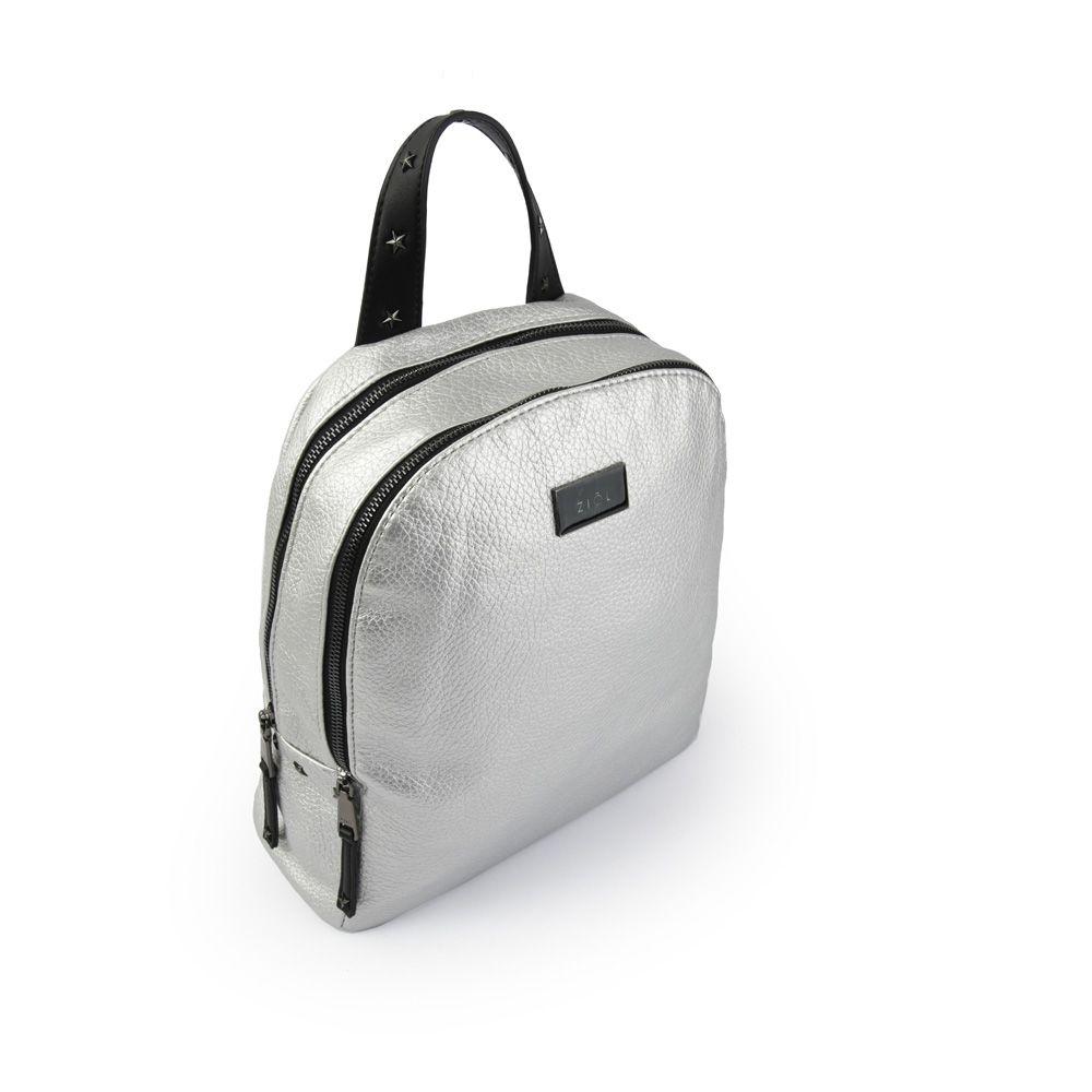 Platinum Mochila Mediana Plateado-2