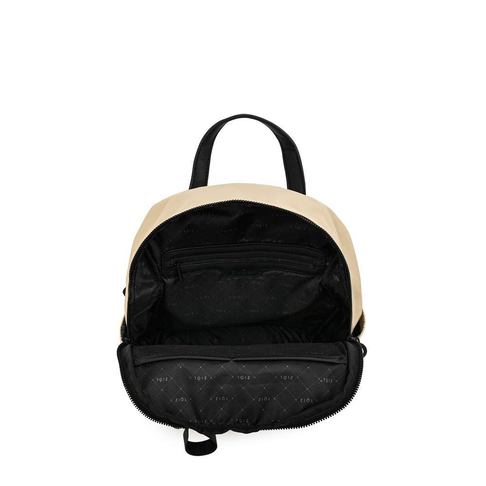 Mochila mediana senavi beige-3