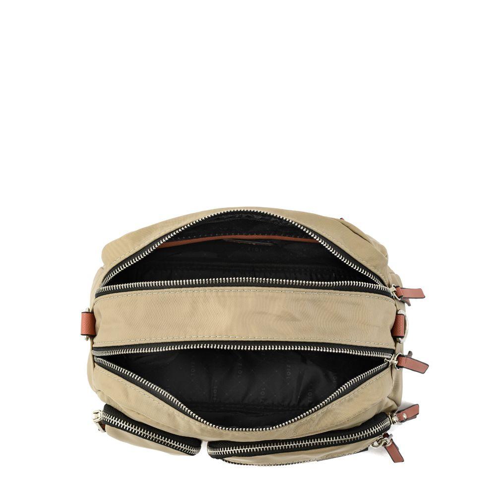 Cartera bandolera mediana fadora taupe-3