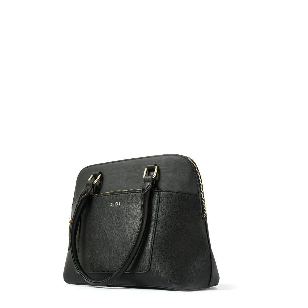 Caciola Cartera Tipo Dos Asas Negro-1