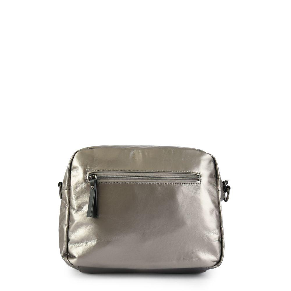 Bandolera Noelia Pequeña Plateado Oscuro Ziol-2