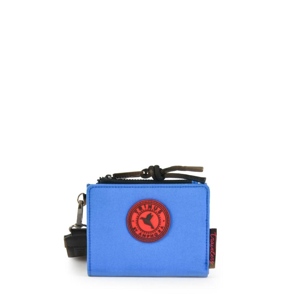 Billetera estuche pequeña zagora azul electrico-0