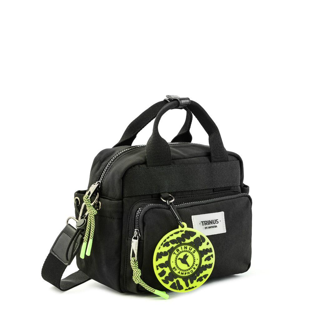 Cartera bandolera mediana larache negro-1