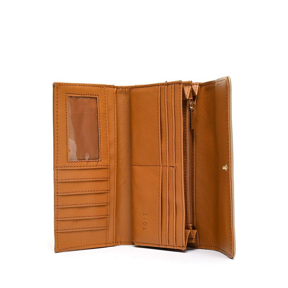 Billetera acordeon mediana laisse camel-2