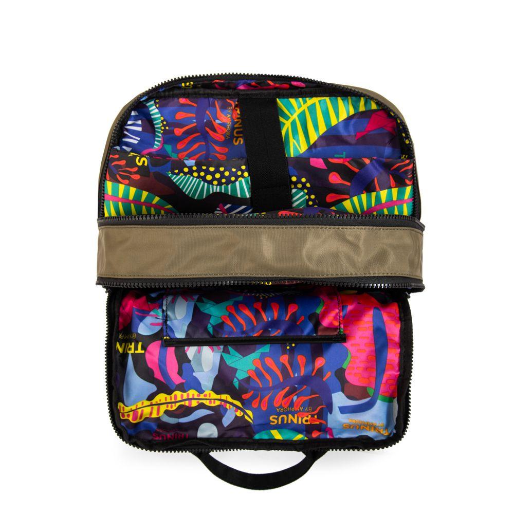 Mochila porta notebook mediana lorenza verde oliva-3