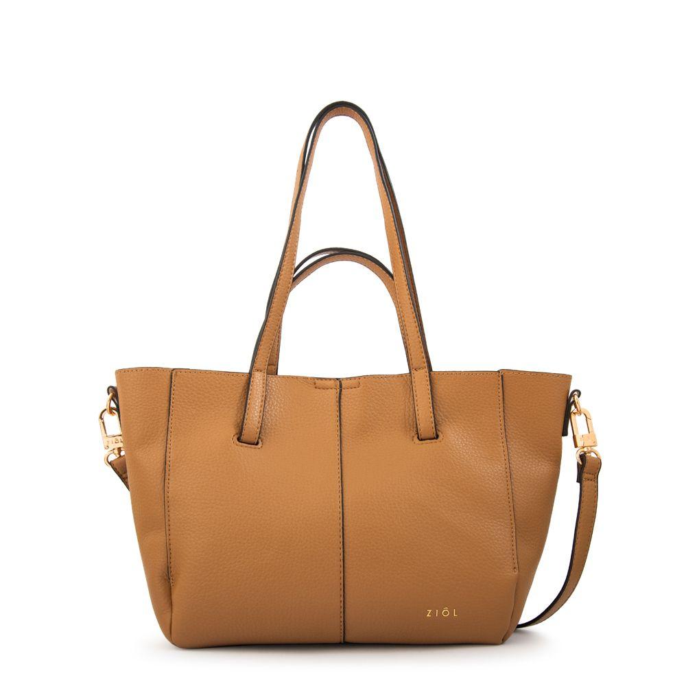 Cartera tote bote loriu camel-0