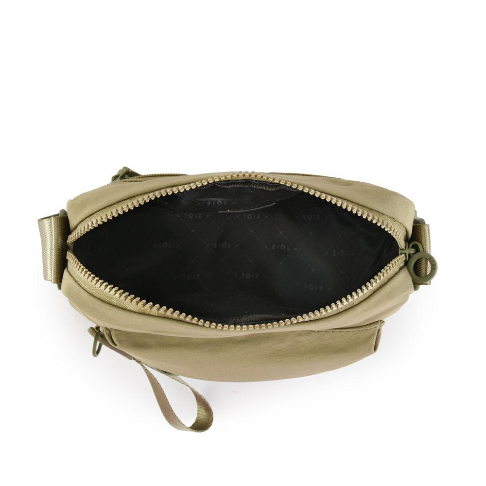 Cartera bandolera mediana veby verde oliva-3