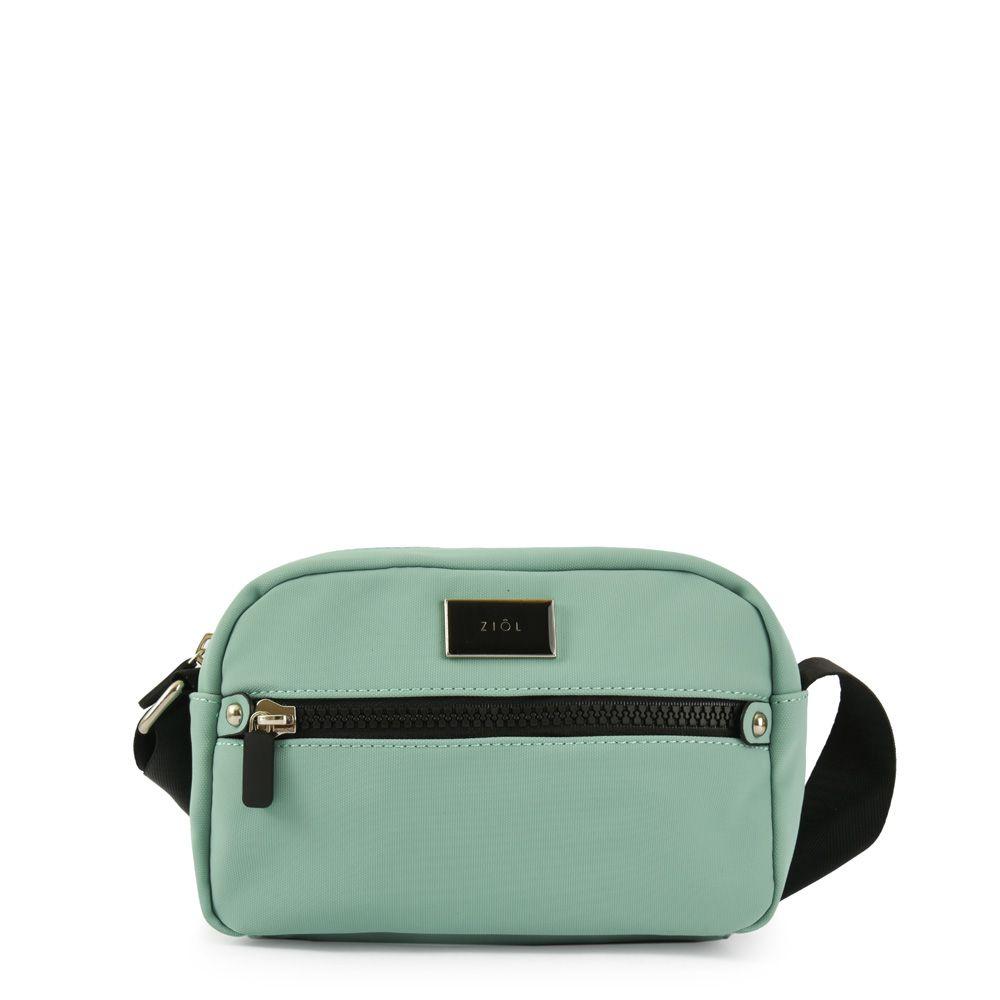Cartera bandolera pequeña iliana verde agua-0