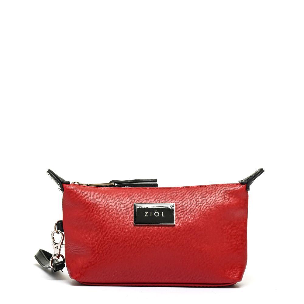 Cosmetiquero ovalado grande fraila rojo-0