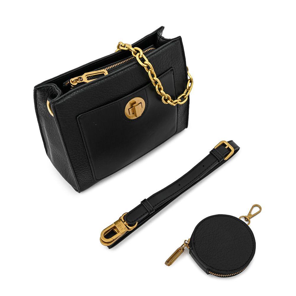 Cartera bandolera pequeña nina negro-4