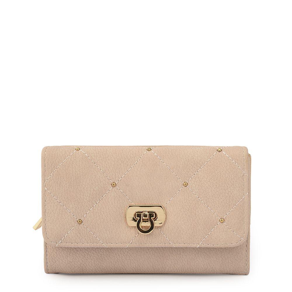 Plum Billetera Mediana Con Cierre Exterior Rosa Viejo-0