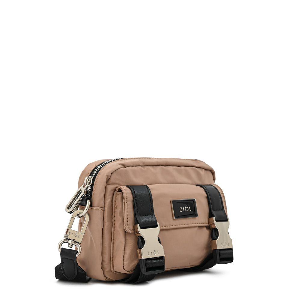 Cartera bandolera pequeña diana beige-1