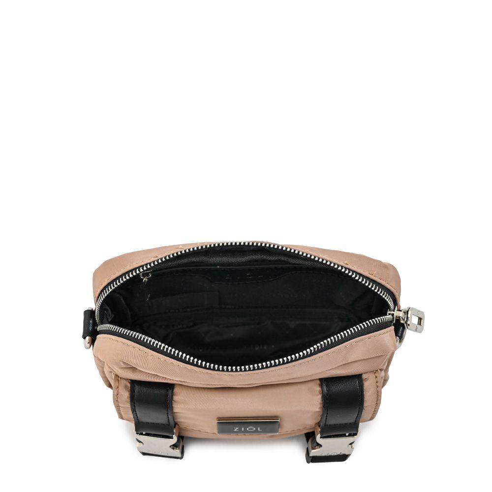 Cartera bandolera pequeña diana beige-3