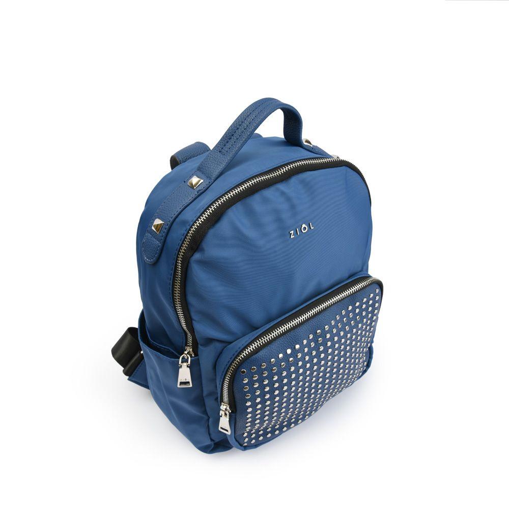 Mochila mediana crisalis azul-2
