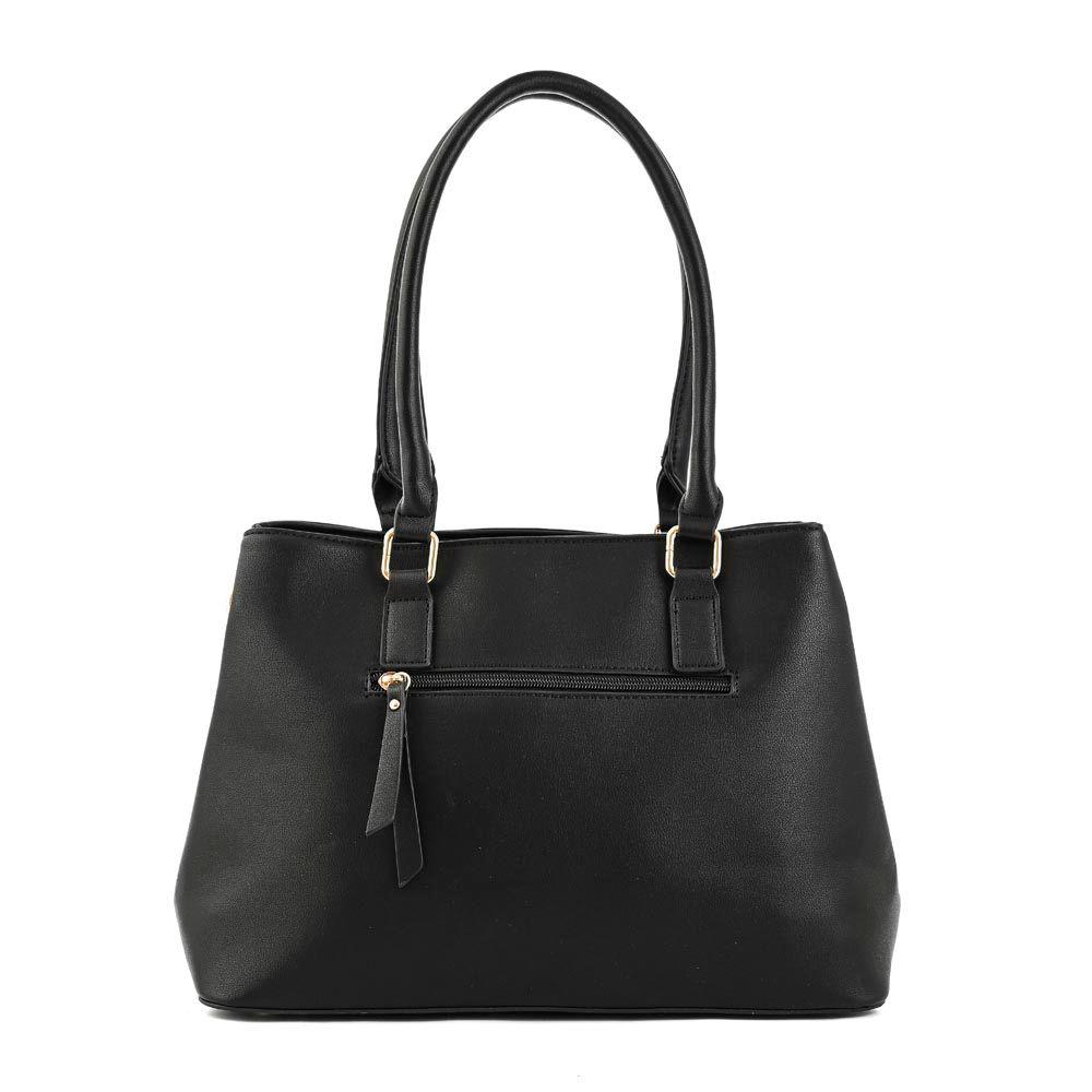 Cartera tote ebba mediana negro-2