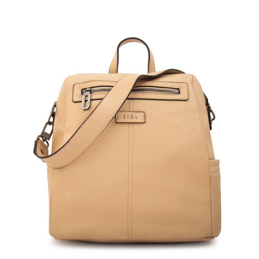 Mochila jessy mediana beige-0