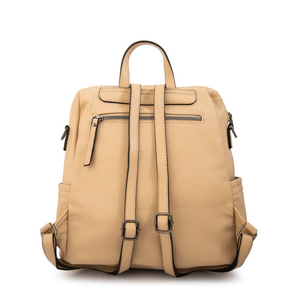 Mochila jessy mediana beige-2