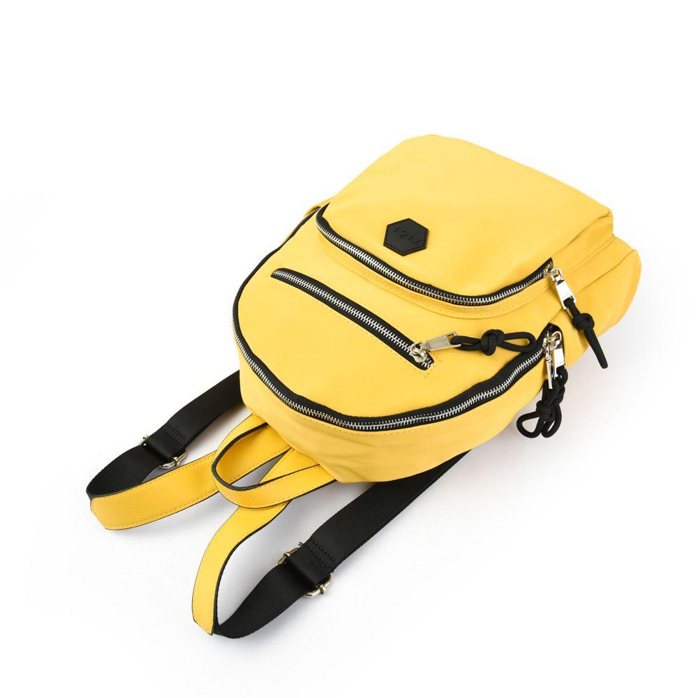 Mochila mediana karinsi amarillo-3