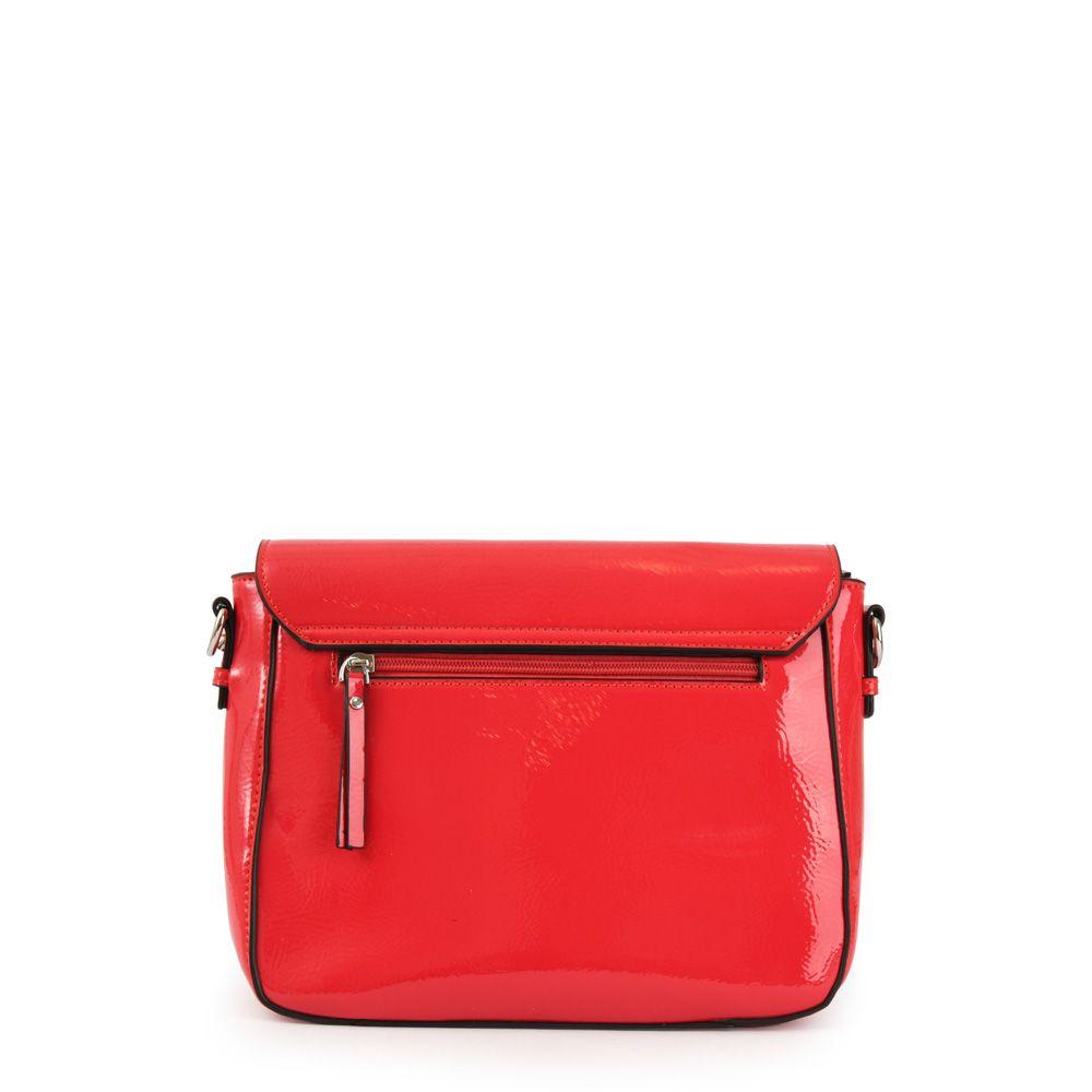 Cartera bandolera con tapa mediana manchester fucsia-2
