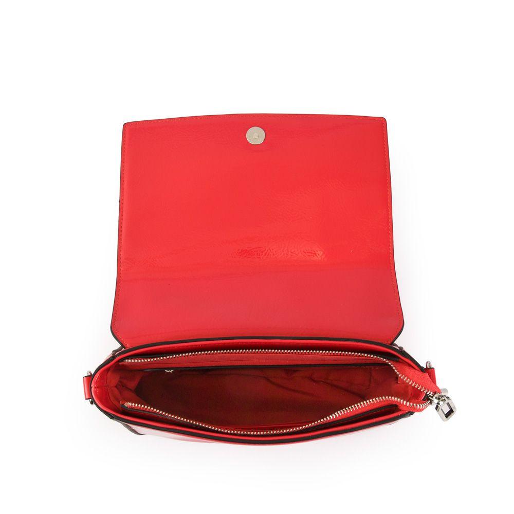 Cartera bandolera con tapa mediana manchester fucsia-3