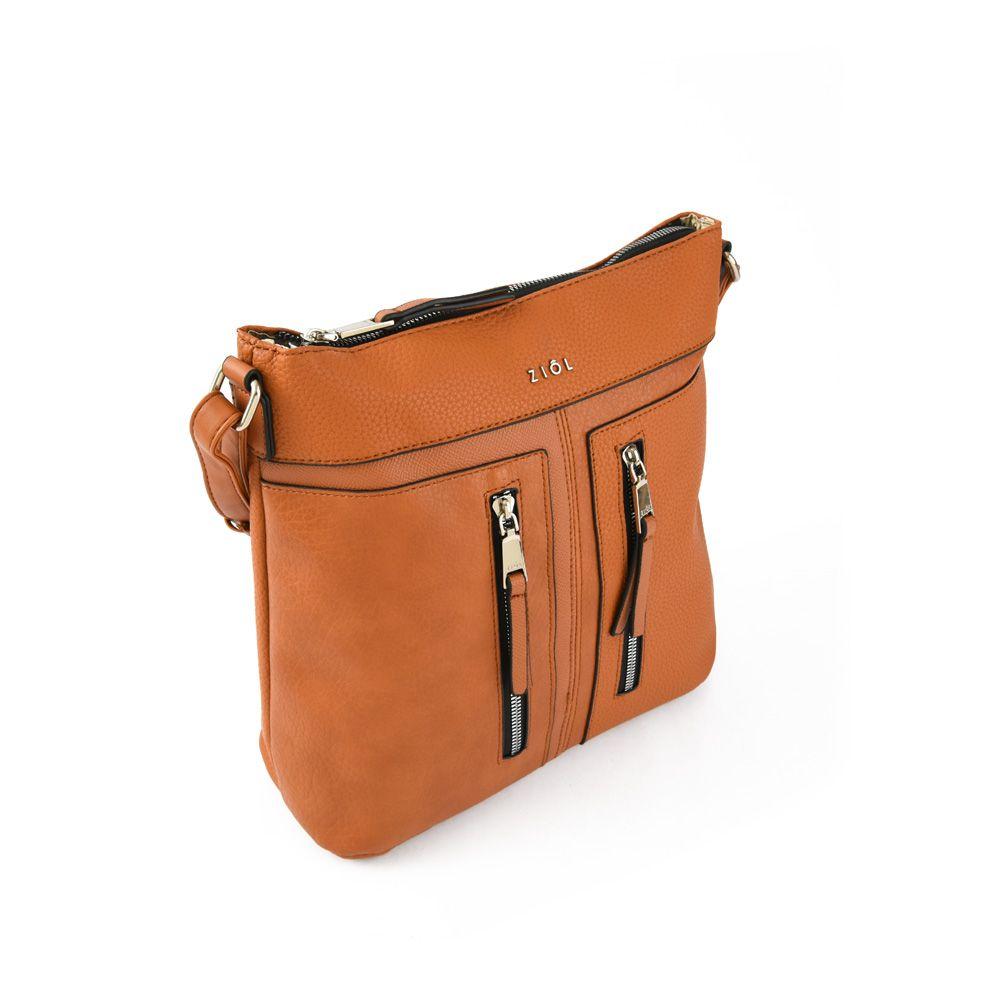 Cartera bandolera mediana figara camel-2