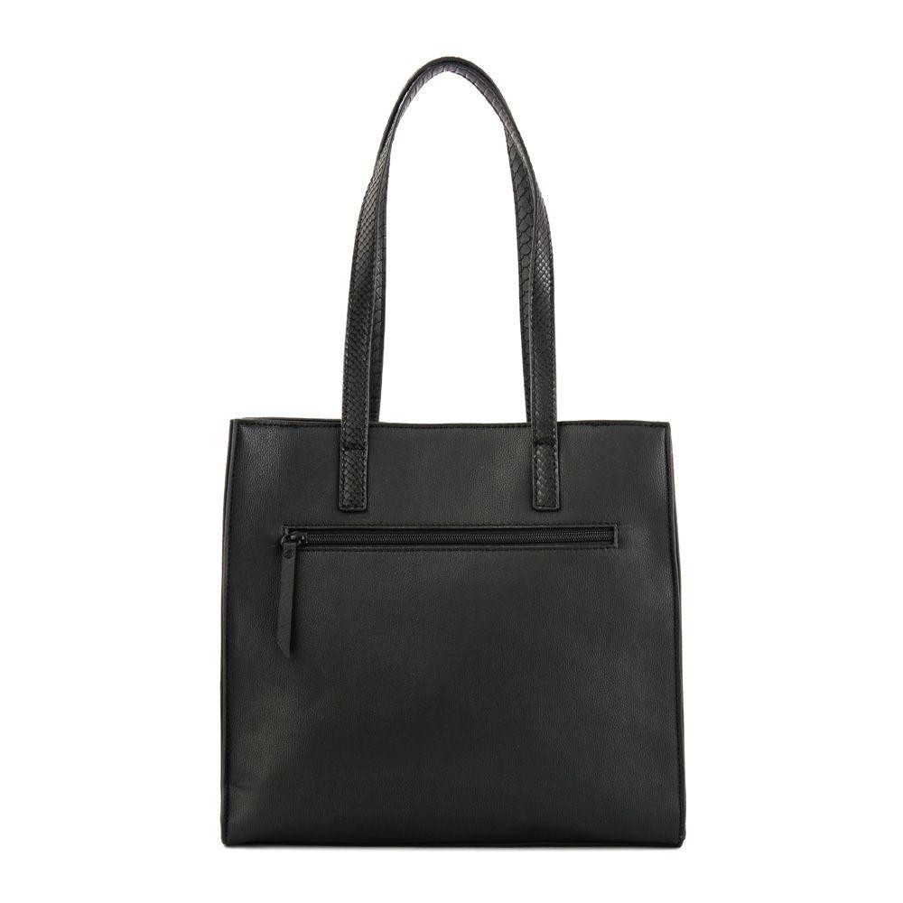Cartera dos asas mediana maily negro-2