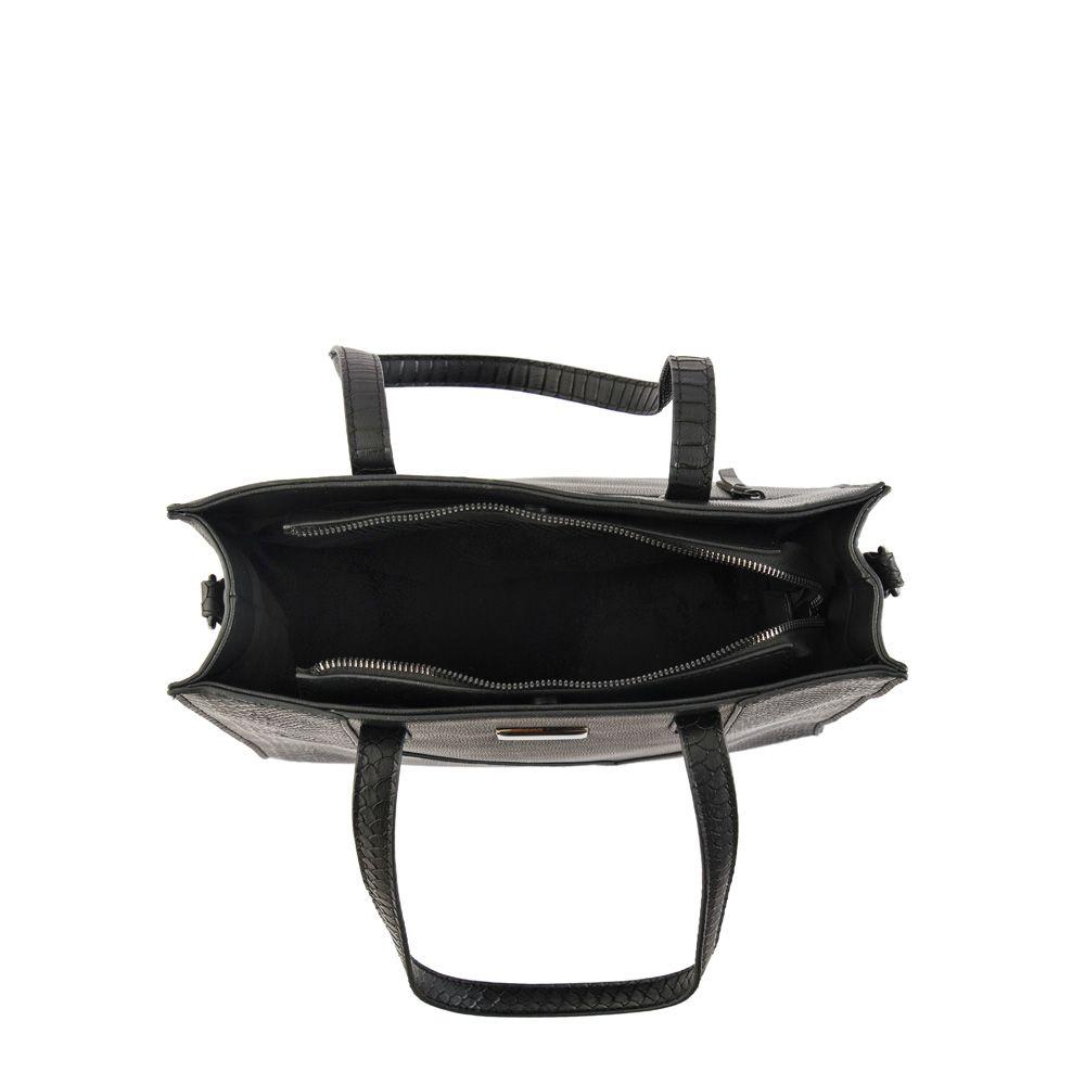 Cartera dos asas mediana maily negro-3
