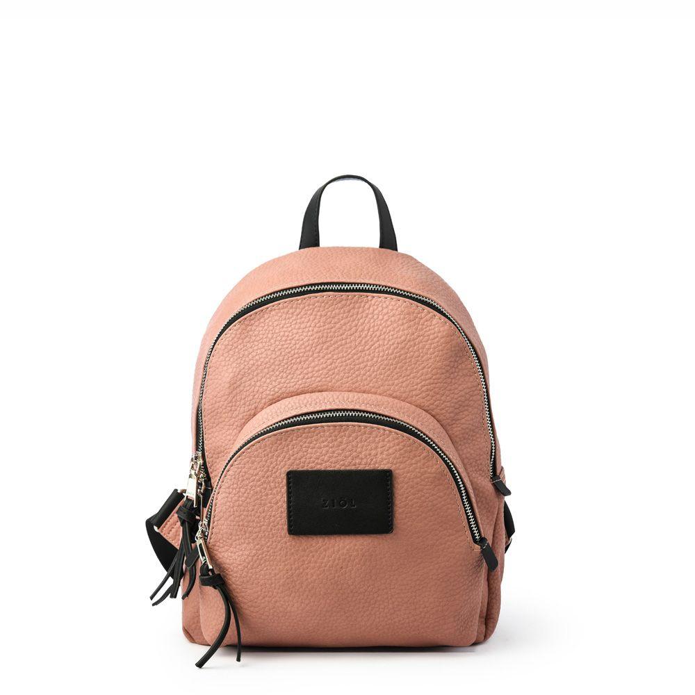 Mochila pequeña loana rosa viejo-0