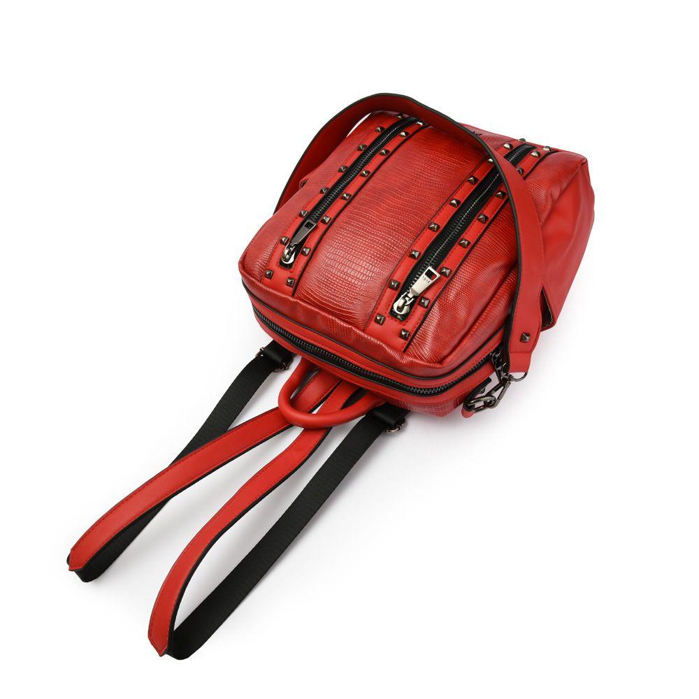 Mochila mediana rawy rojo-3