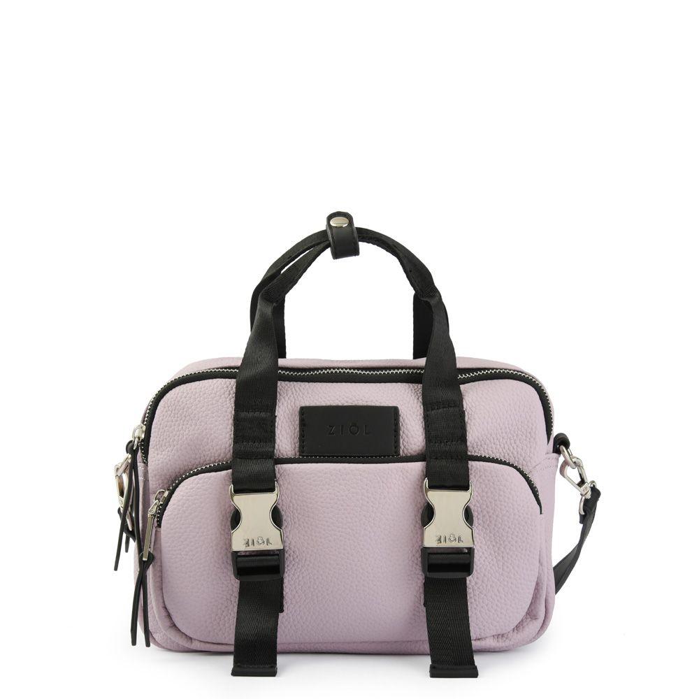 Cartera bandolera mediana dorina lila-0