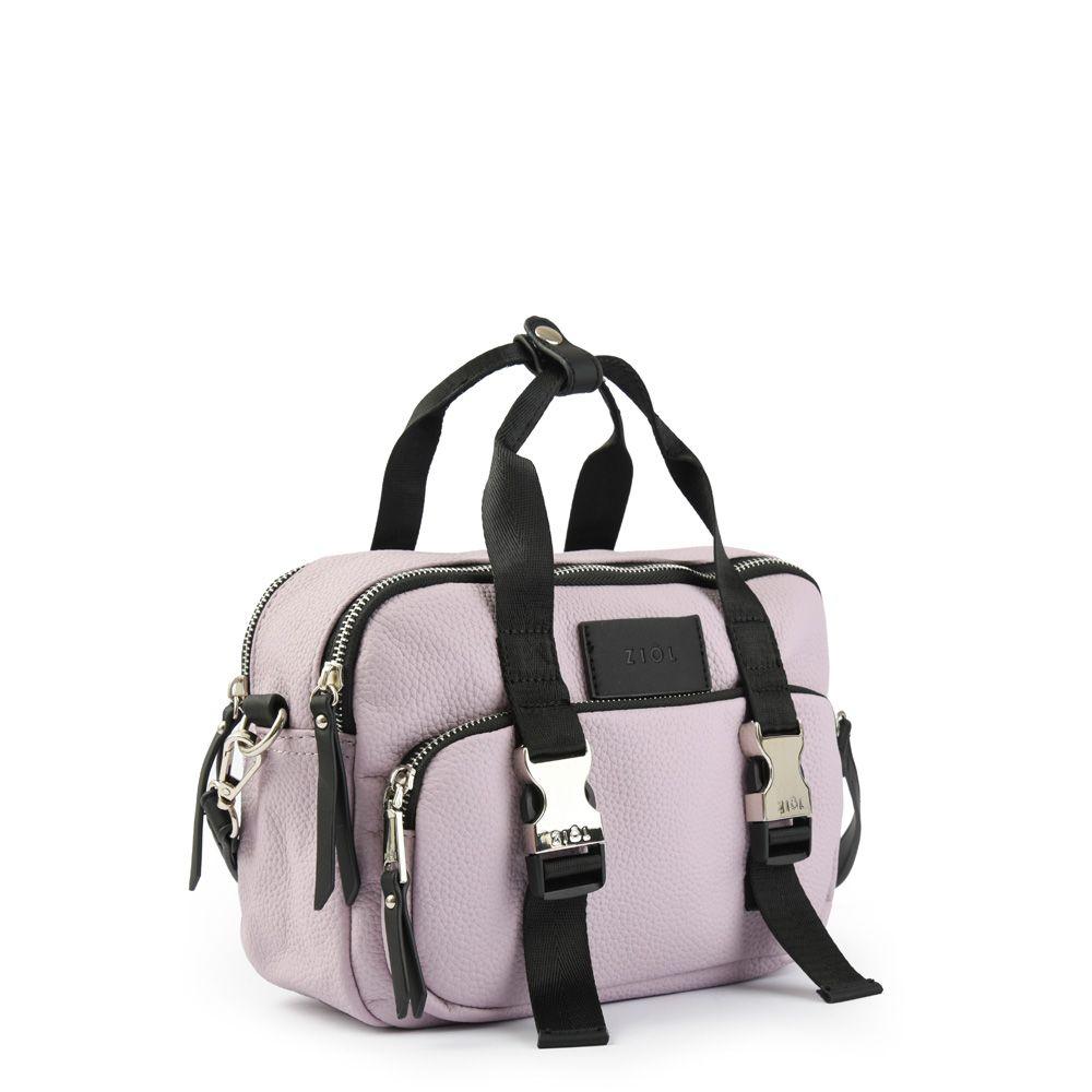 Cartera bandolera mediana dorina lila-1