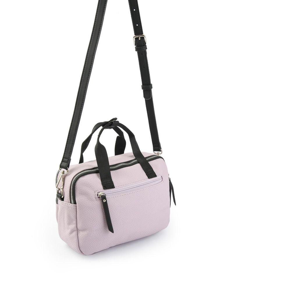 Cartera bandolera mediana dorina lila-2