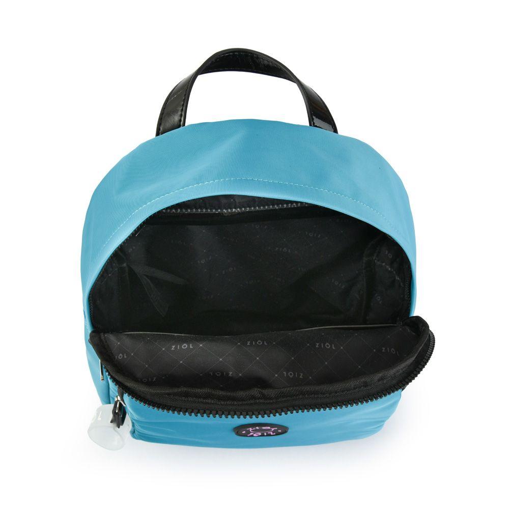 Mochila mediana petrizia turquesa-3