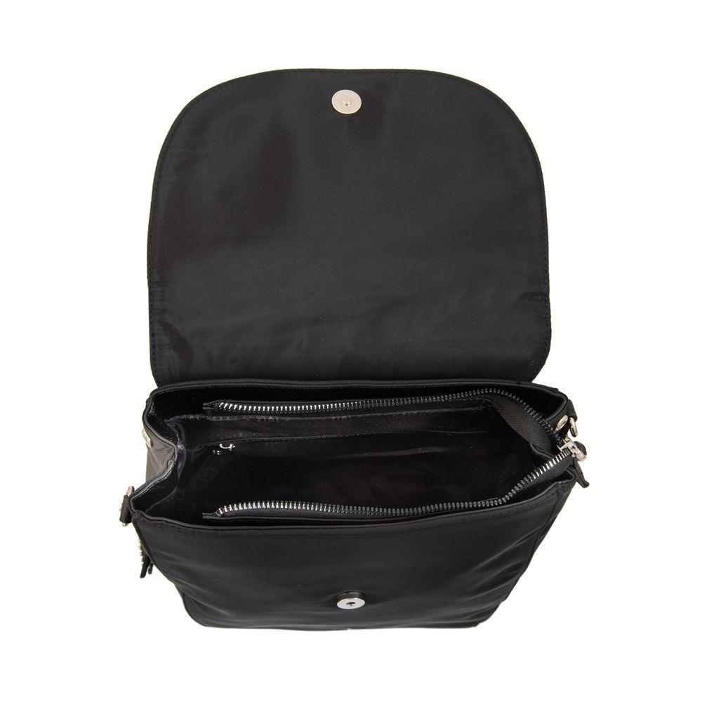 Mochila con tapa marina mediana negro-3