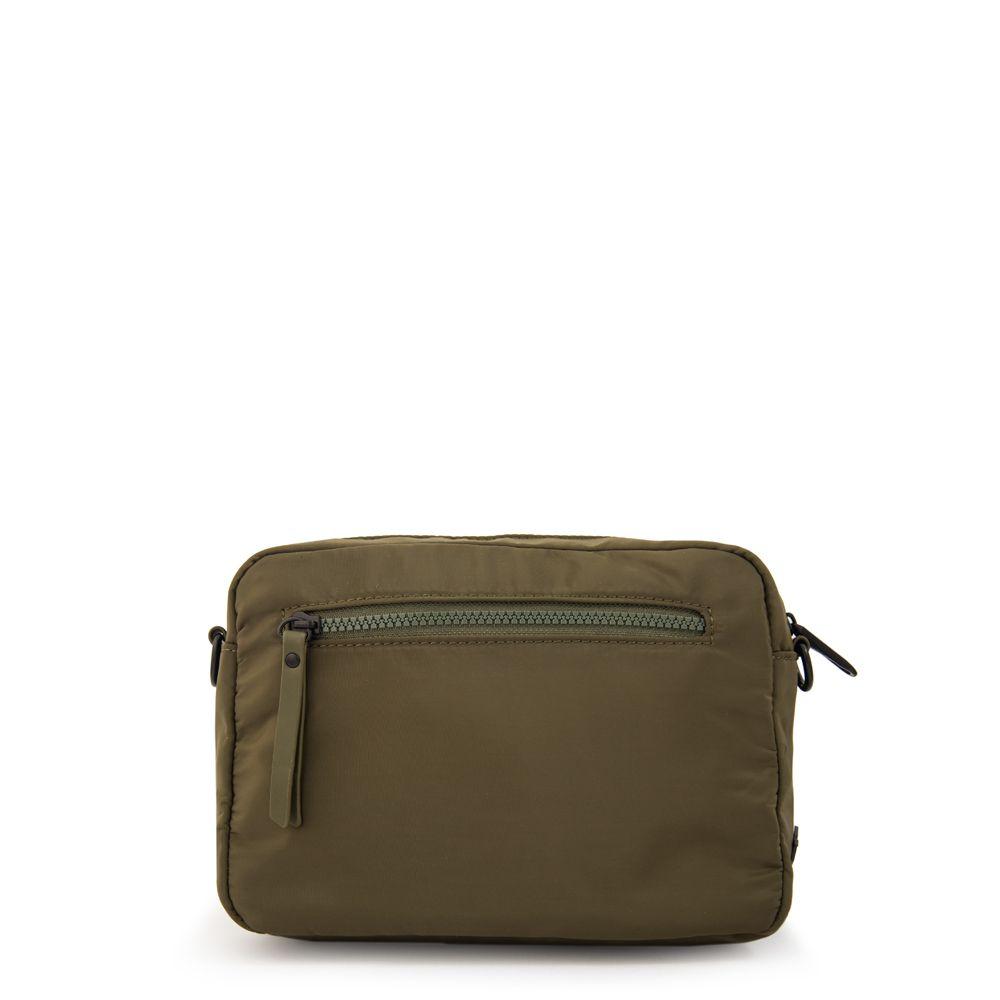 Cartera bandolera zelanda mediana verde oliva-2